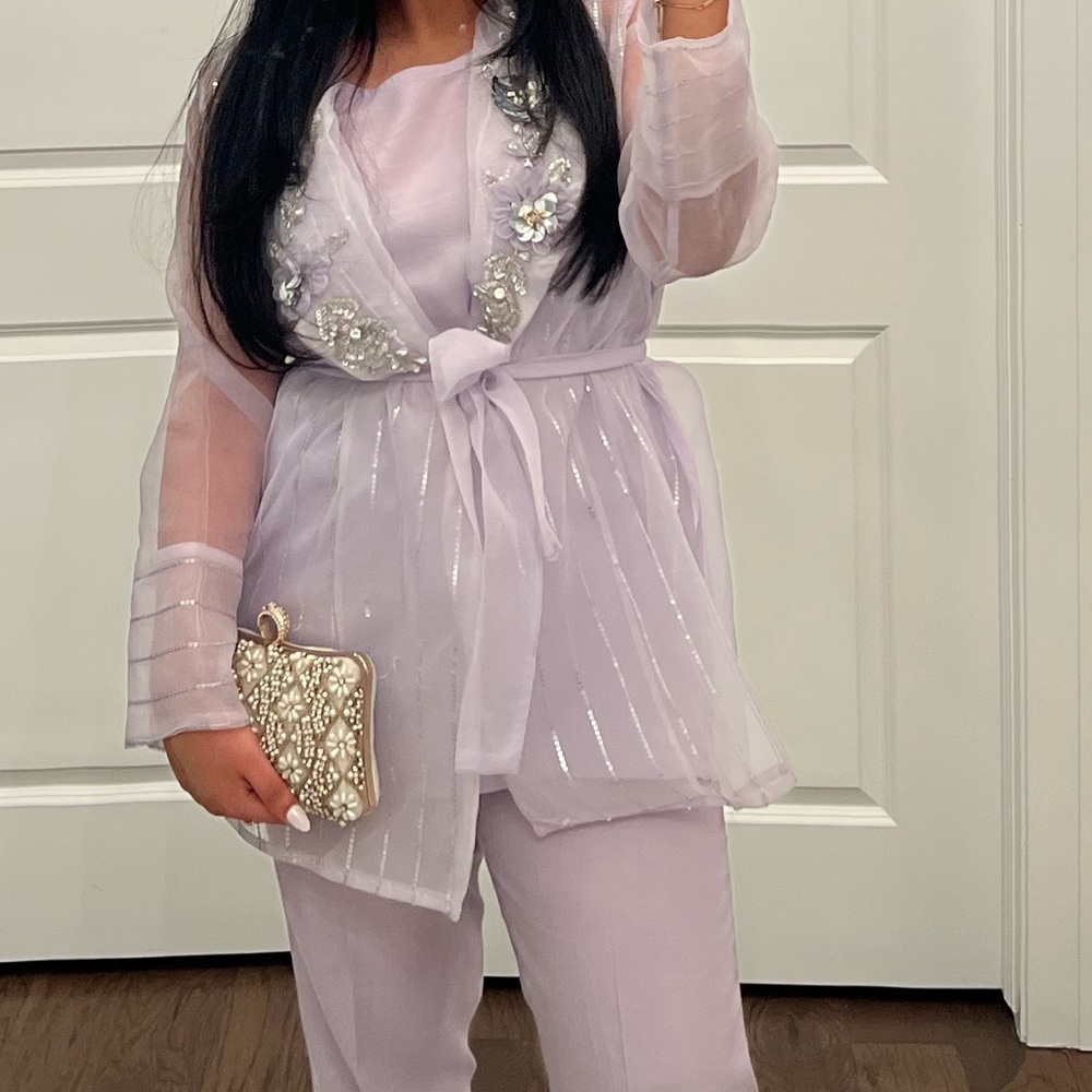 Lilac Pakistani dress (size small)